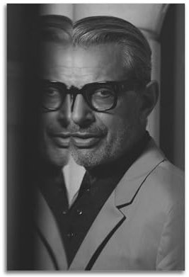 TeDe Berühmter männlicher Stern Jeff Goldblum 4 Kunst Wohnzimmer Schlafzimmer Poster Gemälde Dekoratives Gemälde Druck Leinwand Wand 50 x 75 cm Unrahmen-Stil-3
