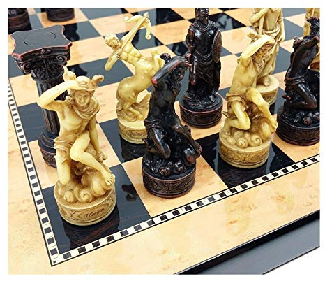 ROLTIN Griechische Götter Mythologie Set Schachfiguren handbemalt