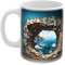 KERALI 3D-Bücherregal-Tasse, kreative Neuheit Bücherwurm-Kaffeetasse, 3D-Effekt, Bibliothekarische Kaffeetasse, Buch-Club-Tasse, Buchwurm, 3D-Kaffeetasse, Geschenke für Leser und Buchliebhaber