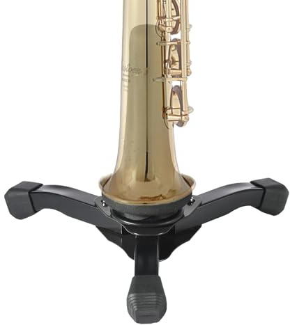 Soprano Sax Stand - Foldable Stable Tripod Stand - Foldable Soprano Sax Stand, Portable Soprano Saxophone Stand, Wind Instrument Accessories for Soprano Saxophone Yiurse