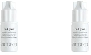 ARTDECO Nail Glue - Nagelkleber für Kunstnägel und Risse in Naturnägeln - 1 x 3 ml (Packung mit 2)