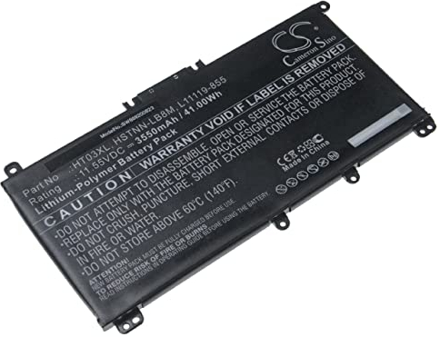 vhbw batteria sostituisce HP HT03XL, HT03041XL, HSTNN-LB8M, HSTNN-LB8L, HSTNN-UB7J per notebook (3550mAh, 11,55V, Li-Poly)