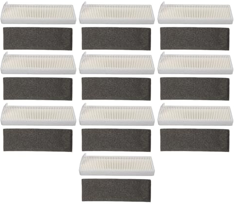 Wifehelper Filtro de Aire de Partículas de Alta Eficiencia para Tikom G8000 G8000 Pro Honiture G20, G20 Pro con Limpieza Lavable para Accesorios de Aspiradora Laresar Evol 3
