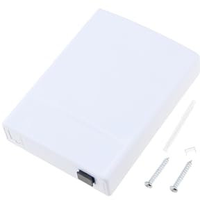 Create idea FTTH Fiber Optic Socket 120x90x25mm 2 Port Fiber Optic Terminal Junction Box Socket 2 Port Fiber Optic Socket Box for Homes Offices Shopping Malls