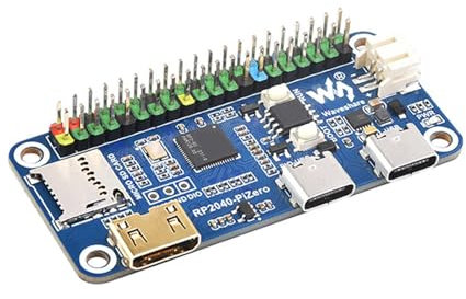 Glanhbnol RP2040 PiZero Carte de développement DualCore 264 Ko et 16 RP2040 PiZero Carte de développement Processeur DualCore 264 Ko et 16