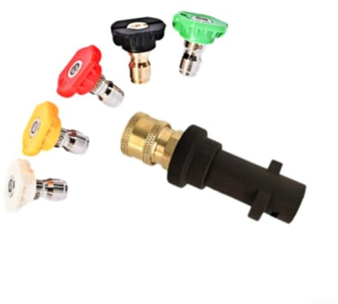 Migliora la tua idropulitrice con 14 spruzzatori a innesto rapido, punte multiple compatibili