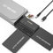 SUIDE Adaptador USB a IDE y SATA, Lector y Conversor de Disco Duro Externo Tipo C de 5 Gbps para Discos Duros SATA de 2,5/3,5 y SSD, y Discos Duros IDE de 3,5 con Función de Clonación sin Conexión
