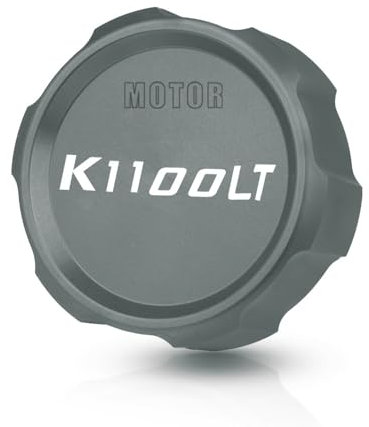 RYUIO Bremsflüssigkeitsdeckel CNC-Aluminium-Motoröl-Tankdeckel vorne und hinten, Bremsflüssigkeitsbehälter-Abdeckung für K1100LT