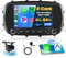 Ohradio 8 Core/4G+64G Autoradio Android 15 per FIAT 500X 2014-2020 con Carplay Wireless Android Auto Stereo Auto 7 Pollici Touchscreen con GPS 59UI DSP WiFi BT RDS/FM Retrocamera MIC