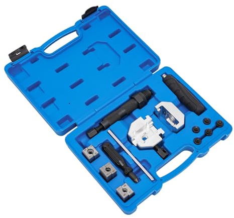 KAUITOPU Bördelwerkzeug, 18-TLG Hydraulik Bördelgerät Kfz-Werkzeugausrüstung Bremsleitung Werkzeug für Bremsleitungen Bremsleitungsbördelwerkzeug Bremsleitungsbördelgerät