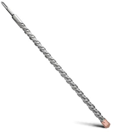 MOXPIFY 22 x 500 mm SDS Plus Broca con doble hélice, para hormigón, piedra, piedra natural