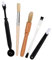 Mapille 5 Stück Reinigungspinsel Barista,Kaffee Pinsel Küche Holz Reinigungsbürste,Kaffeemühle Reinigungspinsel,Pinsel Kaffee Pinsel Set,für die Kaffeemühle,Espressomaschine,Kaffeevollautomat