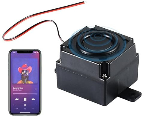Nuhjytgf Bass Shaker, Audio Exciter - Altavoz magnético con Clara Calidad de Sonido - Transductor táctil, Dispositivo de Audio antivibración, subwoofer pequeño para Salas de Estar, Habitaciones,