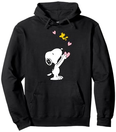 Peanuts - Snoopy Woodstock Mein Herz ist bei dir Pullover Hoodie