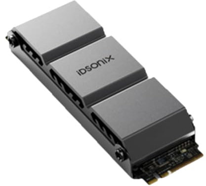 iDsonix NVMe SSD M.2 2 to pour Extension de Stockage PS5, PCIe Gen4 Gaming Solid State Drive avec dissipateur Thermique, jusqu'à 7450 Mo/s, SSD Interne Compatible avec Playstation 5 et Playstation 5