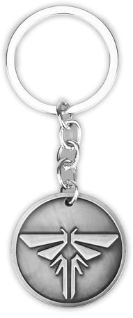 Nhemeylp Porte-clés inspiré du jeu The Last Us avec chaîne réglable - Cadeau pour couple - Cadeau pour les fans - Cosplay et usage quotidien (3,2 cm)