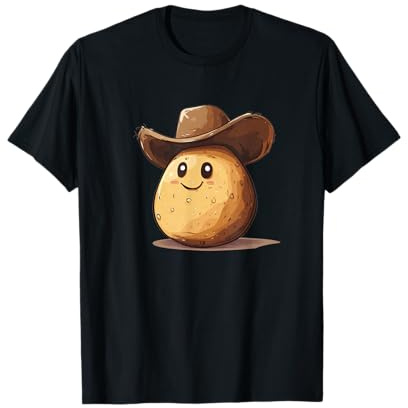 Kartoffeln und Cowboyhut Kostüm T-Shirt