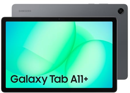 Samsung Galaxy Tab A11+ 5G 256GB, Tableta con IA, Pantalla de 11 con 90 Hz, 8GB de Memoria, Altavoces Cuádruples Dolby, Garantía del Fabricante 3 Años + 1 Año Extra, Gris (Versión Española)