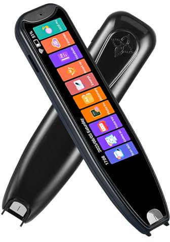 Scan Übersetzer Stift Scanner Stift mit 60 Online-Sprachen für Blitzschnelles Scannen und Echtzeit-Übersetzung Offline-Übersetzung in 10 Sprachen – Ideal für Schüler, Berufstätige und Reisen