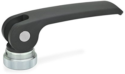 Ganter Normelemente GN 927-82-M8-A-B 927-82-M8-A-B-Exzenterspanner mit Innengewinde, Form A: mit Stellmutter, Grifflänge l1: 82mm Gewinde d2: M8