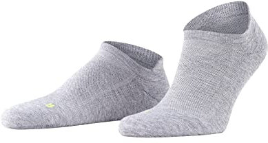 FALKE Sport Spirit Unisex Sneaker Cool Kick 2er Pack, Größe:44/45, Farbe:Light Grey (3400)