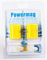 2x6200 Gauss ANTICALCAIRE MAGNETIQUE Powermag lot de 2 paires d'aimants UP2