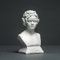 Alex Agwanjan Beethoven Skulptur aus hochwertigem Zellan, echte Handarbeit Made in Germany, Büste in weiß, 12cm