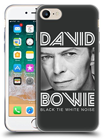 Head Case Designs Offizielle David Bowie Black Tie Kunst Der Alben Gelhülle [Militärischer Schutzgrad] Kompatibel Mit Apple iPhone 7/8 / SE 2020 & 2022 Und Kompatibel Mit MagSafe
