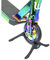 Ethic Stunt-Scooter Kinder Park/Treet Roller Ständer für 100-120mm Roleln 24mm Breit schwarz +Fantic26 Sticker