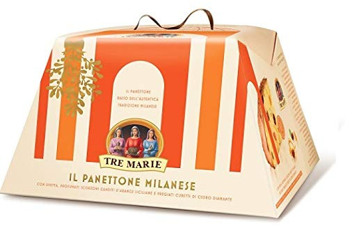 Tre Marie Panettone Milanese con canditi mit kandierten Früchten,Rosinen und Zeder 1kg