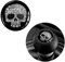 Biomar Labs® 1 x Schalthebel Aufkleber 3D Gel Silikon Sticker Schaltknauf Emblem Punisher Skull Schädel Totenkopf Auto S 67