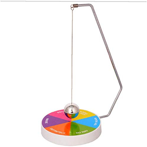Ruluti 1pc Magnetic Decision Maker Kugel Schaukel Pendel Büro-Schreibtisch-Dekoration Spielzeug-Geschenk-Schreibtisch-Accessoires Spielzeug