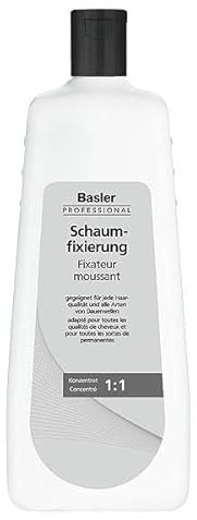 basler Schaumfixierung 1:1 Sparflasche 1 Liter | Fixierung für langanhaltende Frisuren | Schaumfixierung Dauerwelle