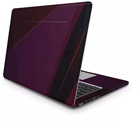 Laptop Skin Sticker Decal Fashion Red Laptop Vinyl Sticker Skin Cover for 10 12 13 14 15.4 15.6 16 17 19 Inc Notebook Decal Universal Sticker