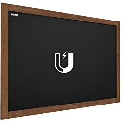 ALLboards Kreidetafel MAGNETISCH mit lackiertem Holzrahmen 100x80cm, Schwarz, Schreibtafel, Kreide, Gastro Tafel Magnetisch, Kreidetafel zum aufhängen, Wand Tafel Holz, Tafel gastronomie Magnetisch