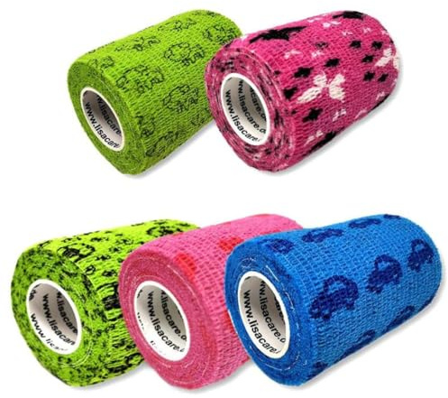 LisaCare Pflaster selbsthaftend - 5er Sets Motive unisex (7,5cm)