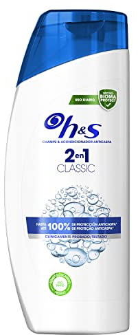 H&S 2in1 Classic Anti-Schuppen Shampoo & Conditioner, bis zu 100% Schuppenschutz für Haar und Kopfhaut, klinisch getestet, dermatologisch getestet, 600 ml