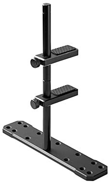 ZLiT Grafikkarten-Halterung, Aluminiumlegierung, Grafikkartenhalter, Rahmen, GPU-Ständer, verstellbare Höhe (schwarz)