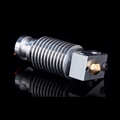 Super Print Prusa I3 MK3S+ Hotend,V6 All Metal Hotend,V6 J-head Hotend Kit,HeatSink Heater Block Heatbreak for V6 Hotend PT100 Prusa I3 MK3/MK3S/MK3S+ 3D Printer.(Brass Nozzle Kit)