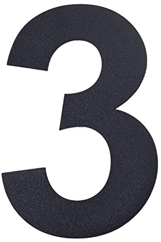 nanlyiau Numeri civici RAL 7016 8in/20.5cm Numero Numero di acciaio Numero civico esterno di acciaio in Solido Acciaio Inossidabile 304,Aspetto Fluttuante (7016 8in3)