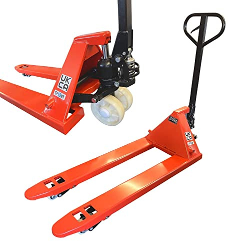 Hand Pallet Truck 2000kg Capacity Pump Truck Euro Manual 2 Ton Pallet Jack Fully Assembled