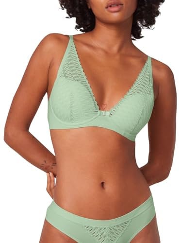 Triumph Damen Aura Spotlight T WP Bra, Silky Green, 80A