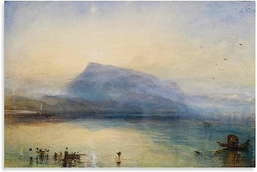 LVTFCO Famous Jmw Turner Poster Abstract Landscape Wall Art Jmw Turner Prints Jmw Turner Canvas Painting For Home Wall Decor Picture 40x60cmx1 No Frame