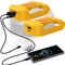 2Pack USB Charger Adapter for Dewalt 20V 60V Battery,for Dewalt Battery Holders with USB-A&USB-C 2.1A Fast Charge Ports,Power Batteries Connector USB Charger Adapter Set(Adapt Only)