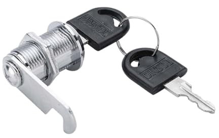 XIKSJW 1pcs Cerraduras de Puerta de Seguridad con Llaves Cerradura de Seguridad de Cajón del gabinete Cerradura para buzón Armario Oficina