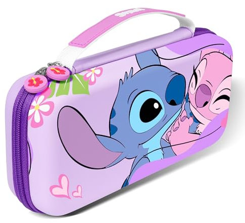 Xcitifun Custodia da trasporto progettata per Nintendo Switch per bambini, ragazze e ragazzi, graziosa borsa da viaggio Kawaii per interruttore/lite/OLED 10, custodia protettiva per interruttore a