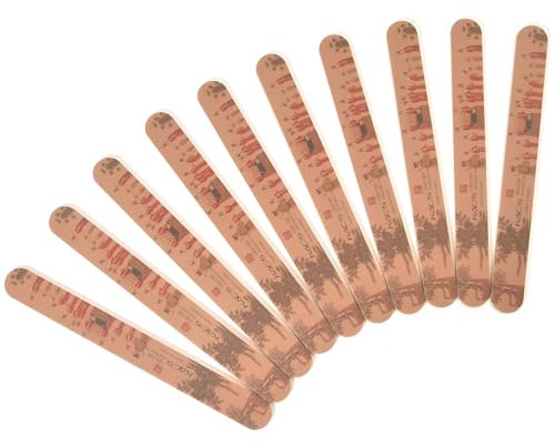 KADS 10 limas de uñas de grano 120/180, lavables, profesionales, reutilizables, herramientas de peinado de uñas de doble cara para uso doméstico y salón de belleza (canción de palacio y música)