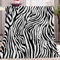 Tier-Zebra-Druck Kuscheldecke Weiche Flauschige Schwarz Und Weiß Decke XXL 150x200cm, Warmer Flanell Bettüberwurf, Ganzjahresdecke, Leichte Fleecedecke als Sofadecke Bettdecke
