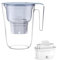 Fluoride Water Filter Pitcher 3.5L, Enhanced Water Filtration System, Removes Fluoride, Lead, Microplastics, PFOA, PFAS, Pesticides - BPA Free,A