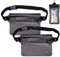 ZIGefofo wasserdichte Tasche 3 Stück Wasserdichter Beutel klein mit Verstellbarem Gurt Wasserfeste Bauchtasche Unterwasser Handyhülle Hülle Wasserdicht Handytasche für Wassersport Strand Schwimmen
